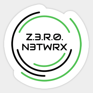 Z.3.R.0. N3TWRX OG V1 Sticker